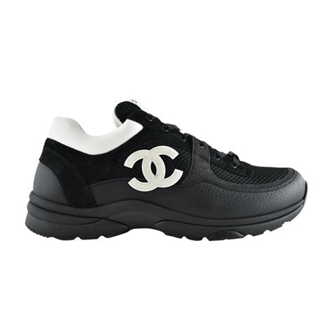 chanel black and tan shoes|chanel black sneakers women.